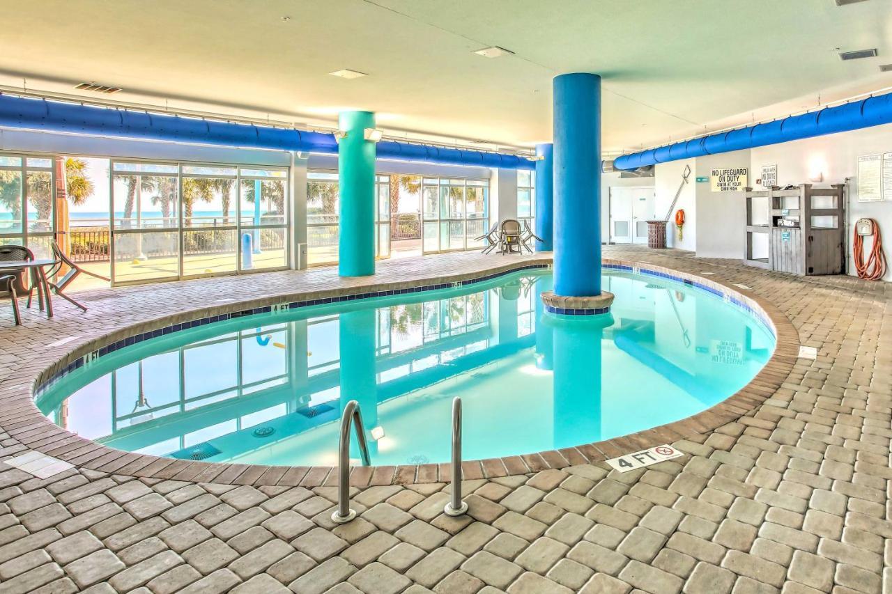 Beachfront Family Condo With View And Pool Access Myrtle Beach Eksteriør billede