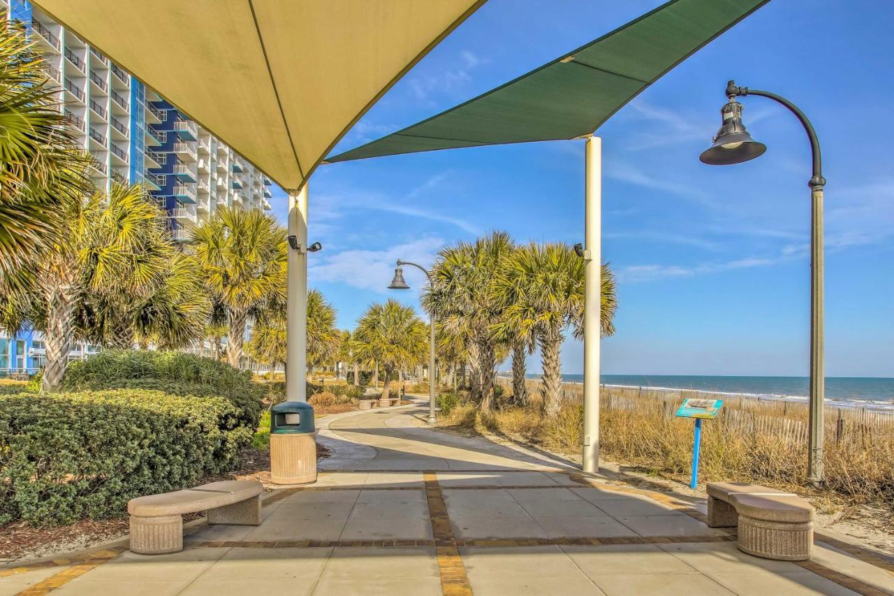 Beachfront Family Condo With View And Pool Access Myrtle Beach Eksteriør billede