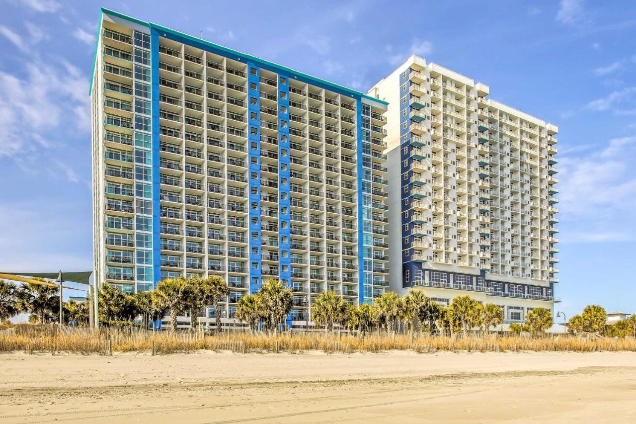 Beachfront Family Condo With View And Pool Access Myrtle Beach Eksteriør billede