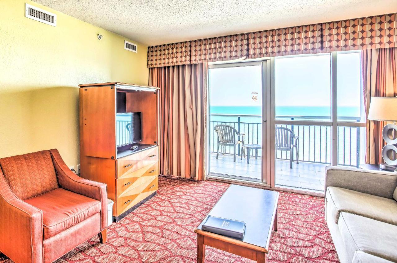 Beachfront Family Condo With View And Pool Access Myrtle Beach Eksteriør billede