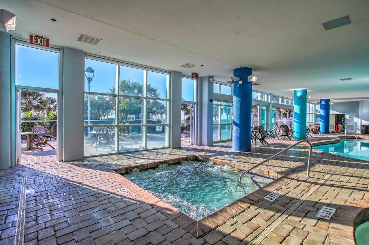 Beachfront Family Condo With View And Pool Access Myrtle Beach Eksteriør billede