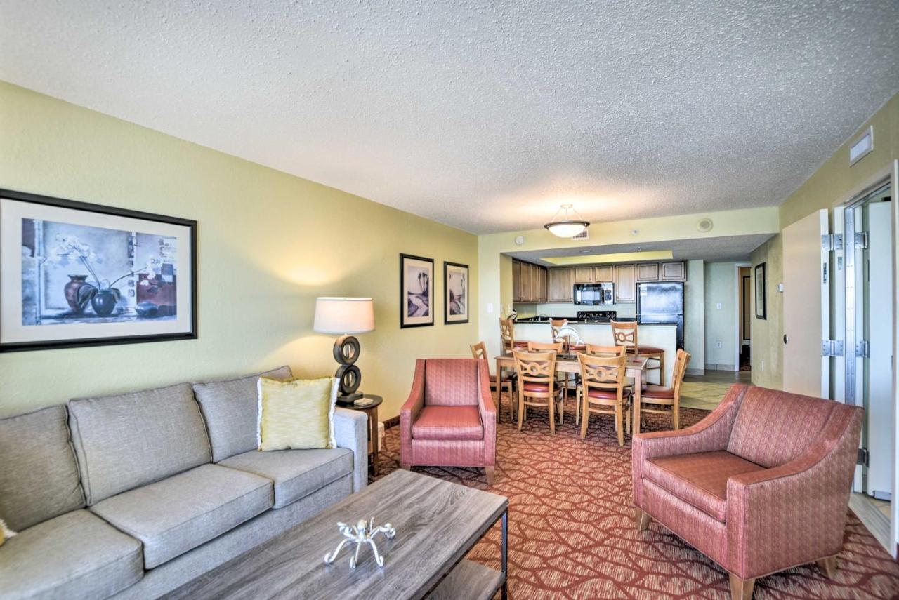 Beachfront Family Condo With View And Pool Access Myrtle Beach Eksteriør billede