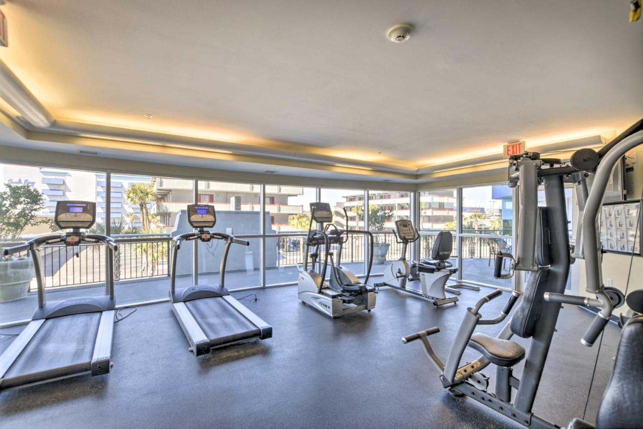 Beachfront Family Condo With View And Pool Access Myrtle Beach Eksteriør billede